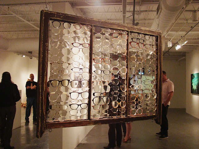 Art object, installation, sculpture, Monica Herrera, eye glasses