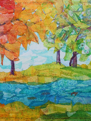 Changing-Seasons Forest; Panel 2 - Autumn-Summer
