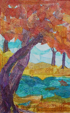 Changing-Seasons Forest; Panel 1 - Autumn