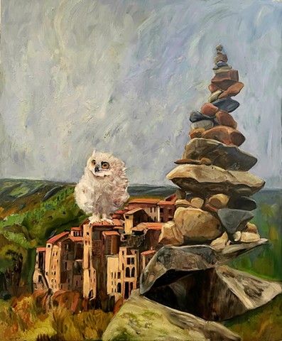 Owl and Cairn