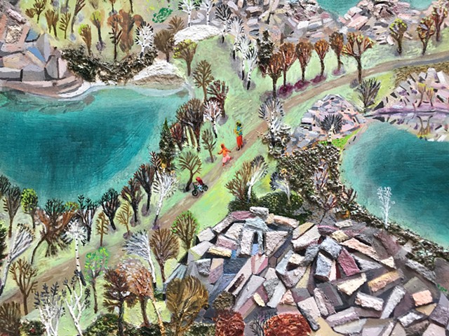 Detail from "The Quarries". 