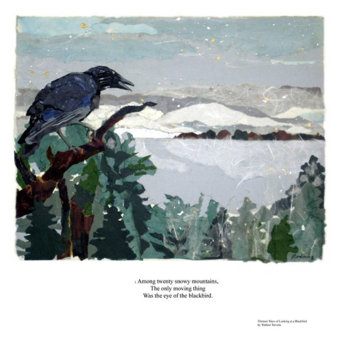 Thirteen Ways of 
Looking at a Blackbird: 
Wallace Stevens Illustrated