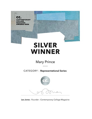 Contemporary Collage Magazine - Silver Certificate Representational Series