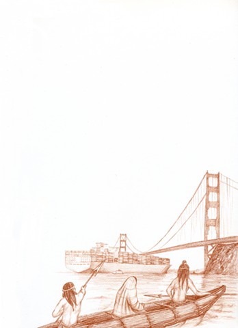 Ohlone Way, Illustration for Infinite City: A San Francisco Atlas 
