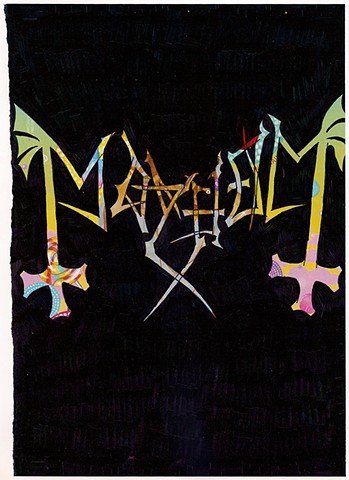 Mayhem Logo on Mariah Carey's Lollipop Bling Ad