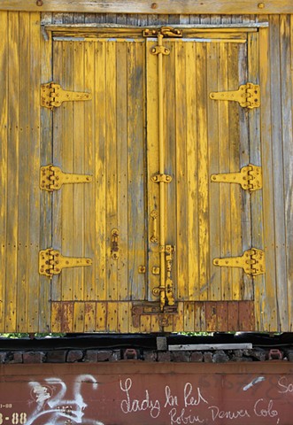 Yellow Train Doors