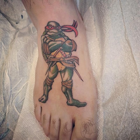 Rafael Teenage Mutant Ninja Turtle tattoo