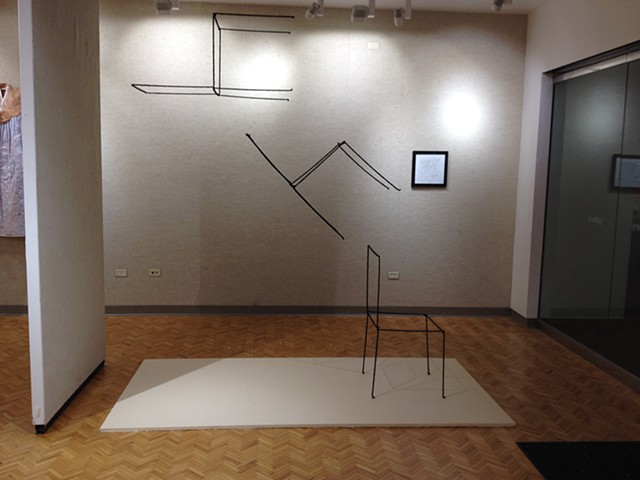 Installation View at Scale Show, Stocker Art Center Gallery, Lorain