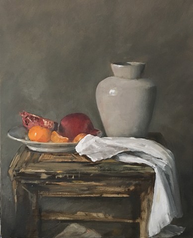 Fruit Plate and Urn