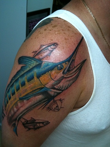 Blue Marlin in progress