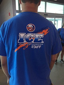 The New York Islanders I.C.E. Tour Staff T-Shirt