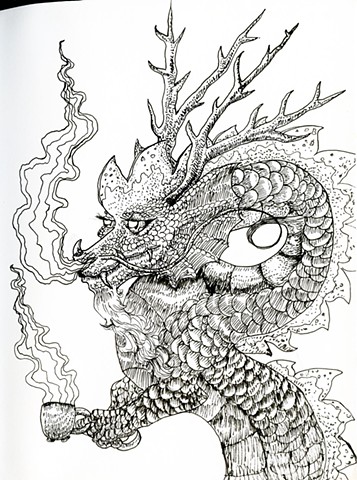 Tea Dragon, from my notebook