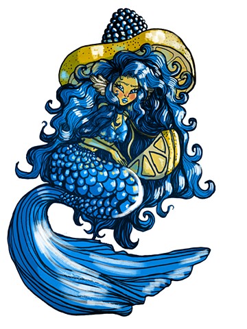 Blue Raspberry Lemon Mermaid