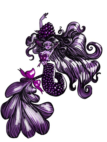Blackberry Mermaid