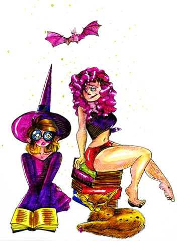 Witch Wives, in color