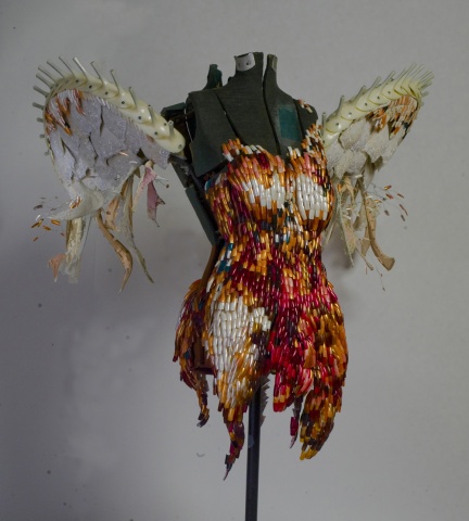 Icarus' Sister sculpture - front view