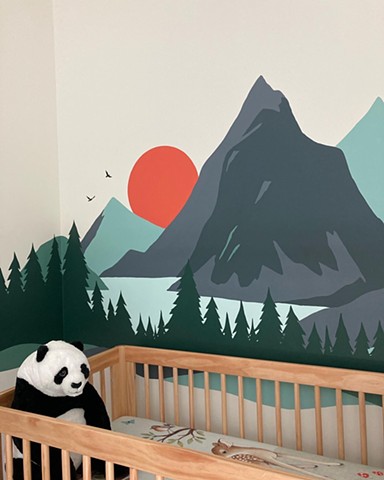 Mountain Mural Nursery