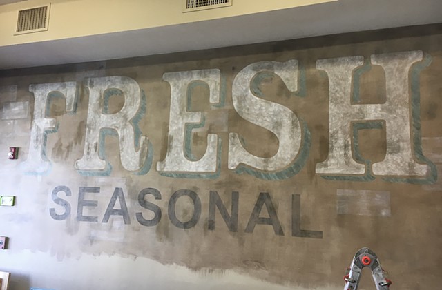 Sassafras "Fresh" mural