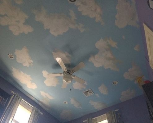 Ceiling sky after