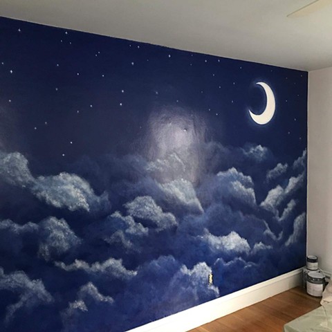 Crescent Moon Mural