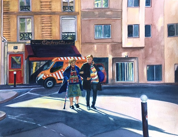 Two Women in Paris