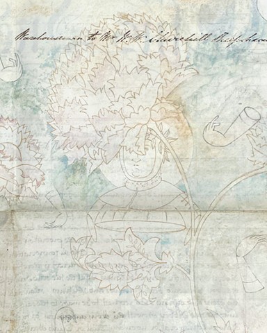 Petrarch and Laura (detail)