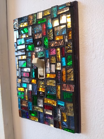 Glass Mosaic Switch Plate Cover