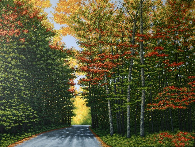 Christina Preece Canadian landscape artist painting art muskoka Ontario