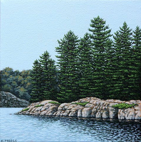 Christina Preece acrylic landscape muskoka Canadian artist art