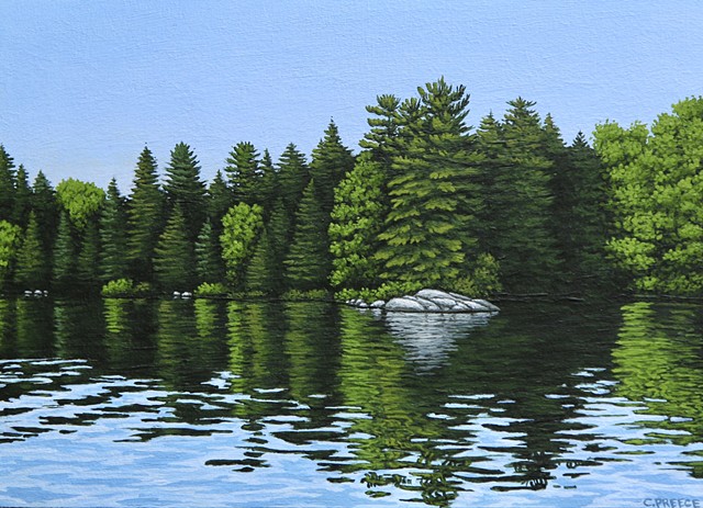 Christina Preece Canadian Landscape Painter Muskoka Painting Waterscape