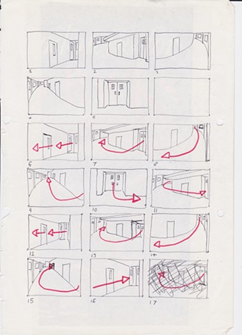 Storyboard for Sequence in Automan Music Video