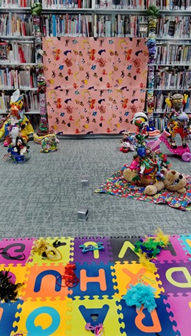 Princess Penelope Library Performance  (Set up at the Manoogian Visual Resource Center Library)
