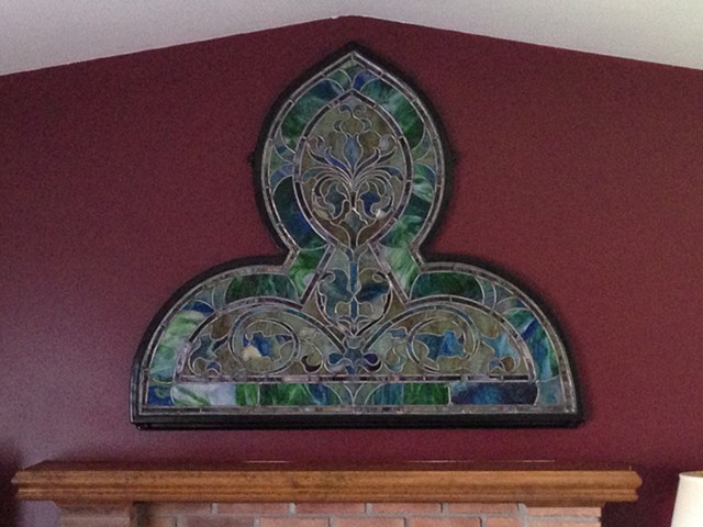 Stained Glass Church Window Repair and Frame, Novi