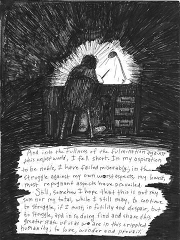Envy the Dead, Uncompleted Graphic Novel Manuscript, Page 4