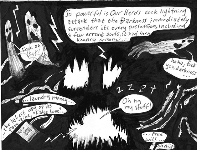 Envy the Dead, Uncompleted Graphic Novel Manuscript, Page 108