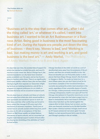 The Problem With Art, Essay Page 1