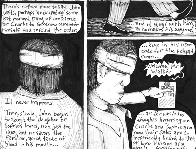 Envy the Dead, Uncompleted Graphic Novel Manuscript, Page 165
