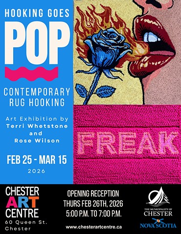 Hooking Goes Pop: Contemporary Rug Hooking Exhibition