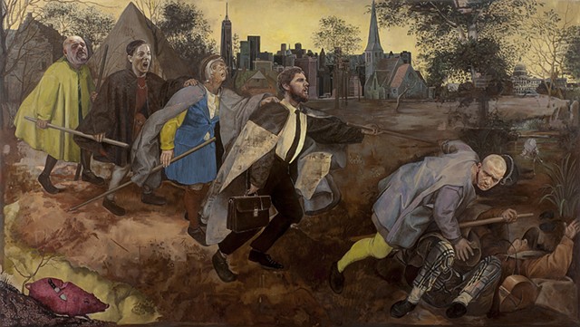 The Blind Leading the Blind after Bruegel