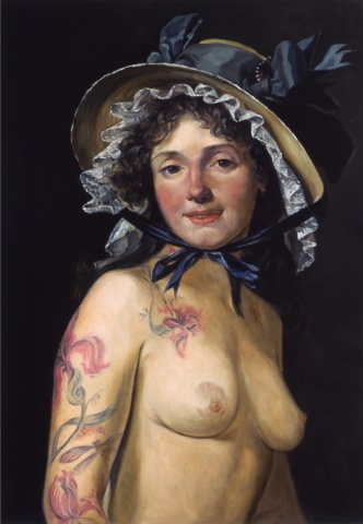 Portrait of Madame Pierce Seriziat (Sister of Madame David), Restored                                                            