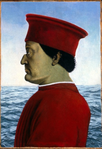 Federico Da Montefeltro, Restored (Diptych)    
