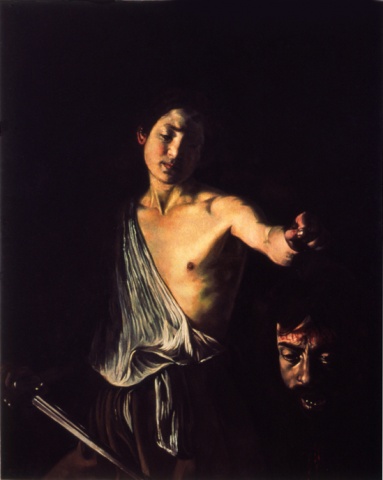 David with the Head of Goliath, Restored    