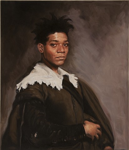 Basquiat as Velasquez’s Portrait of Juan De Pareja   