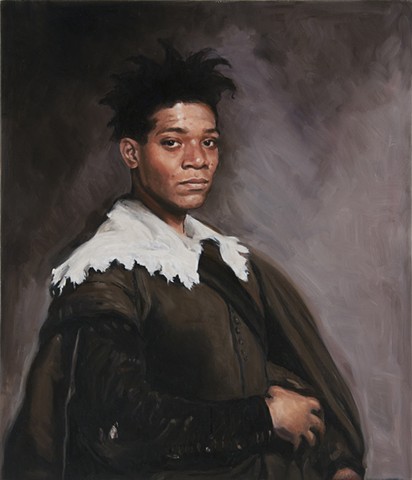 Basquiat as Velazquez’s Portrait of Juan de Pareja
