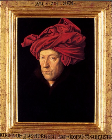 Man in a Red Turban, Restored    