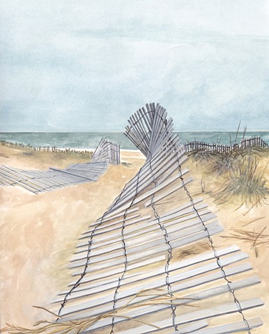 beach fence/sold