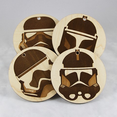 Star wars storm trooper helmet coasters