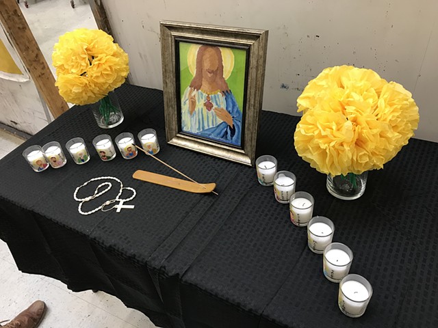 Faceless Jesus and His Disciples 