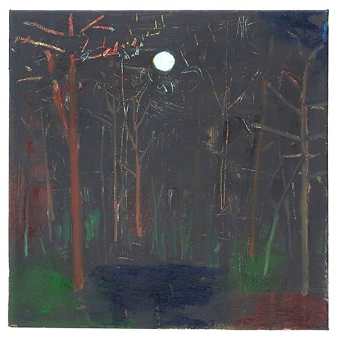 Pond At Night
