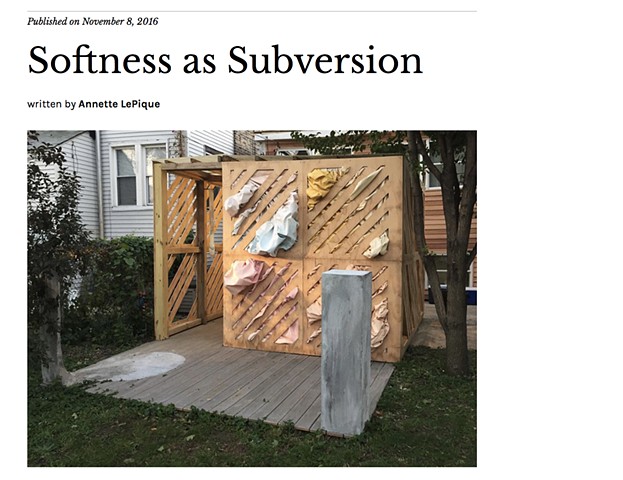 Review: Softness as Subversion, November 8, 2016